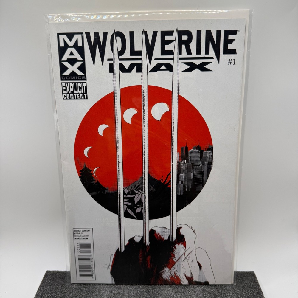 Marvel Wolverine MAX #1 Comic Book 2012 Explicit Content Jock Cover Art Logan